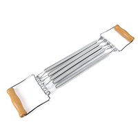 Portable Wooden Handle Removable Spring Chest Expander Developer Household  Exercise Muscle Fitness Equipment