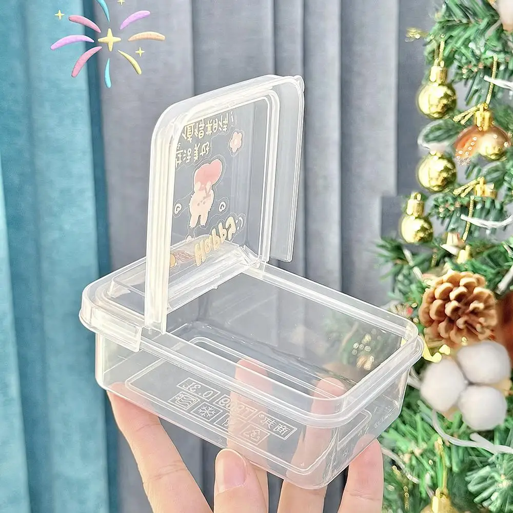 Transparent Photocards Storage Box Korean Idol Photocard Holder Storage Case Photo Card Sleeves Organizer Classification Box
