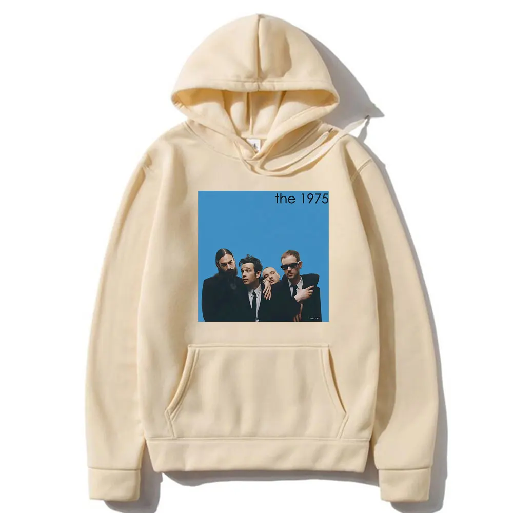 British Rock Band The 1975 Graphic Print Hoodie Metty Healy Pullover Hoodies Men Women's Fashion Vintage Oversized Sweatshirt