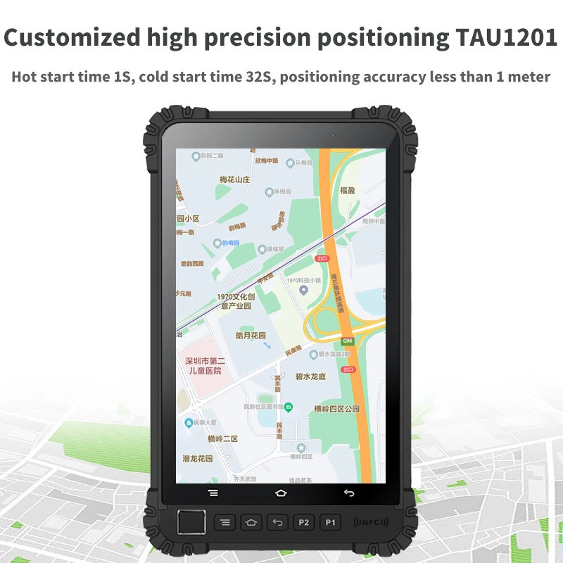 Wholesale Rugged IP68 Industrial Android Tablet 4G 8inch Ram 6GB Rom 128GB Tablet PC With Big Battery 10500mha NFC Fingerprint view 4