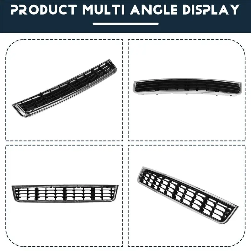 AF93-Grille Cromata Griglia Del Radiatore Paraurti Anteriore Centro Per A4 B6 Limousine 02-05