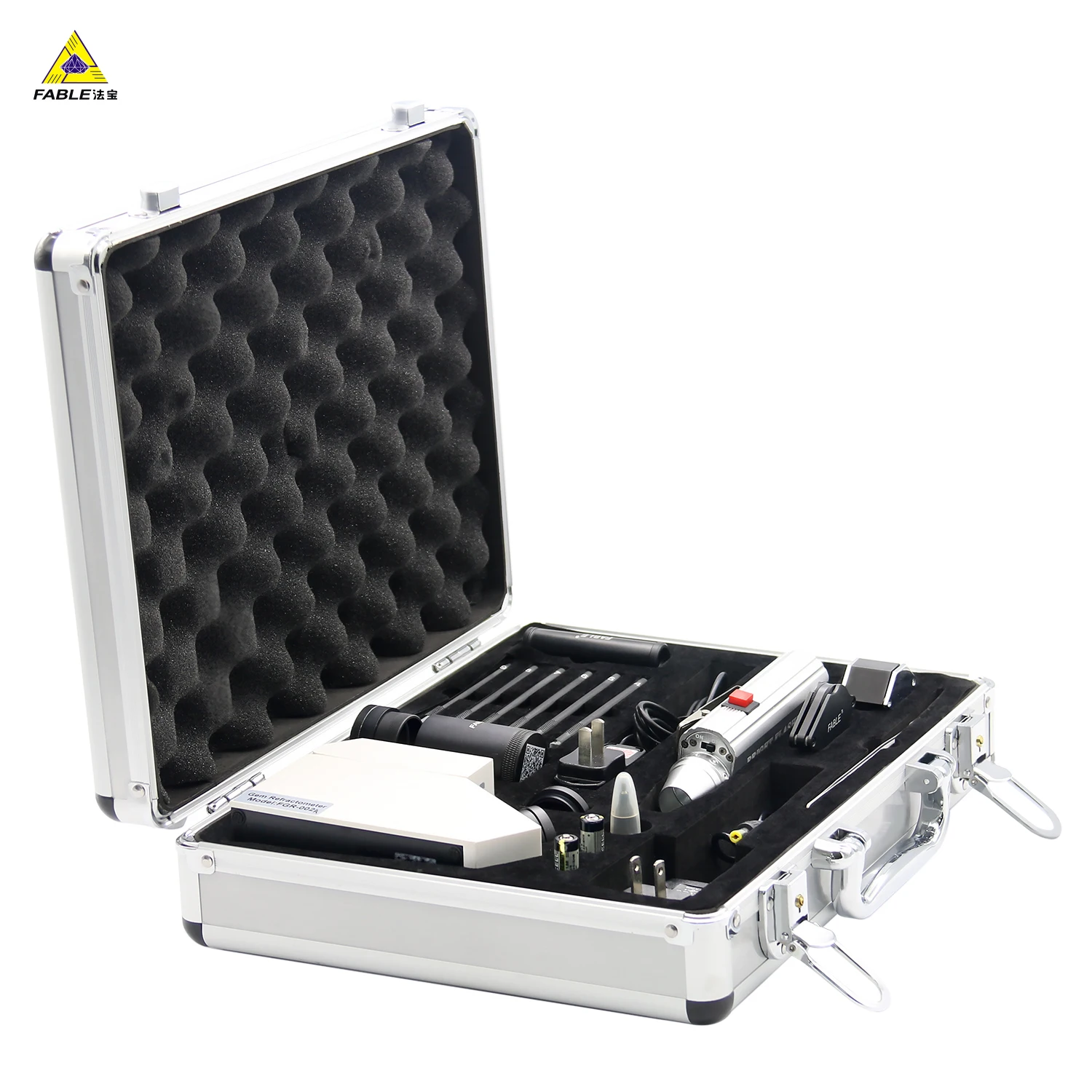 Professional High Quality And Cheapest Pocket Type Gem Identification Kits With 8 Kinds Of Gemological Instrument.