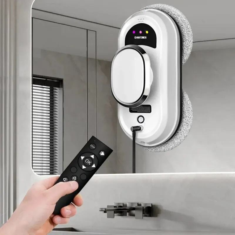 Intelligent Electric Window Cleaning Robot Vacuum Cleaner with Remote Control for Home Glass Window Cleaner