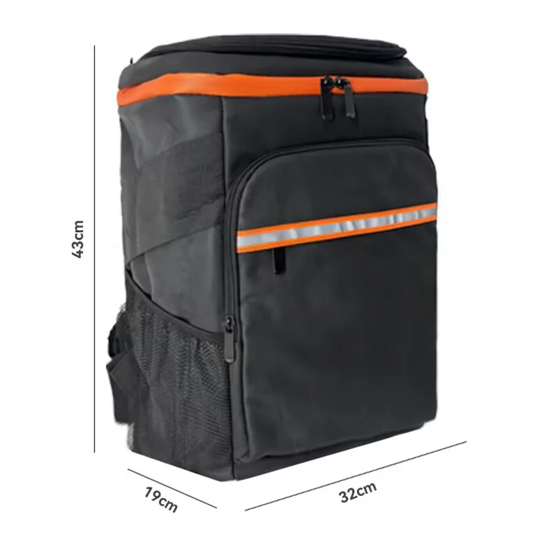 Large Portable Thermal Lunch Bag Food Box Durable Waterproof Cooler Ice Insulated Case Camping Oxford Dinner Backpacks Icebox