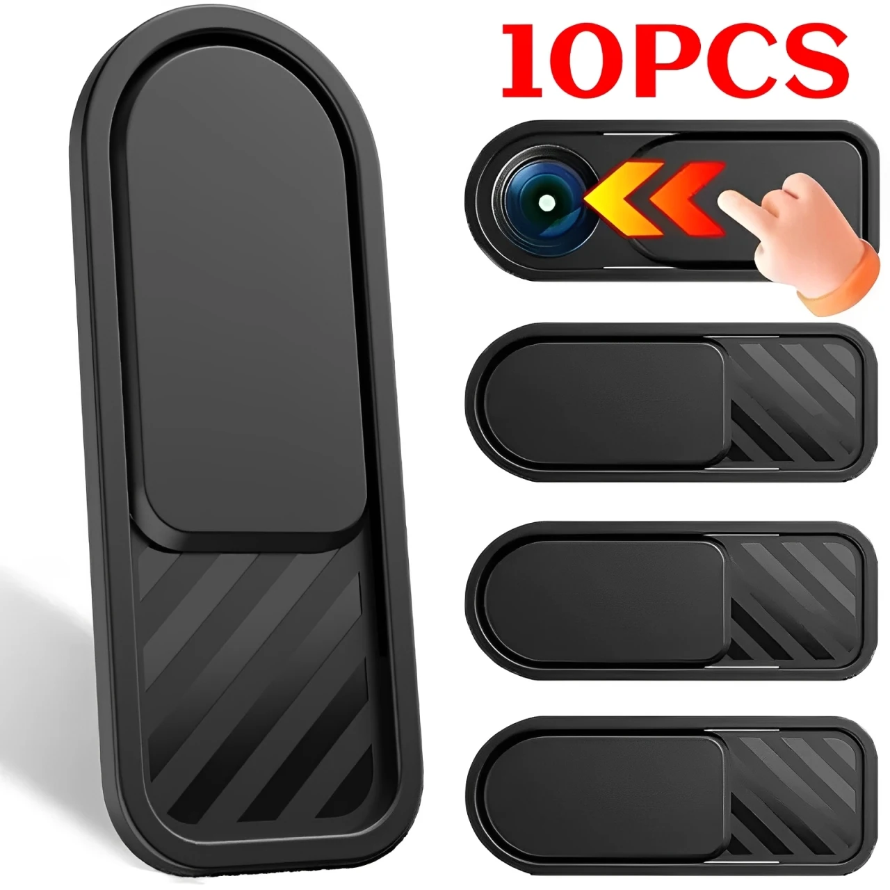 10-1PCS Webcam Cover Mobile Computer Lenes Camera Cover for IPad Tablet Web Laptop Pc Camera Mobile Phone Lenses Privacy Sticker