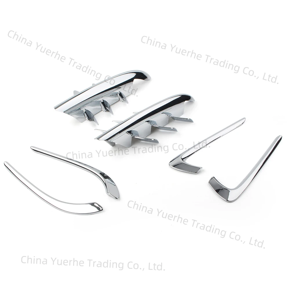 

1Pair Gold Wing GL1800 Motorcycle Fairing Premier Shark Gills Set Chrome ABS For Honda Goldwing GL 1800 2001-2011