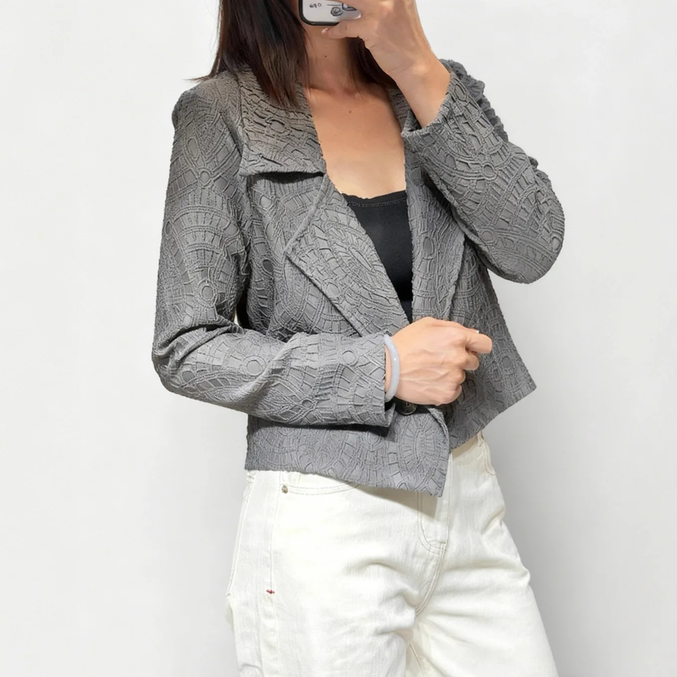 مياكي مطوي 2025 جديد الخريف التطريز الثقيل السترة المرأة قسط الشعور مطوي الفن المتخصصة تصميم بدلة ركاب عادية القمم