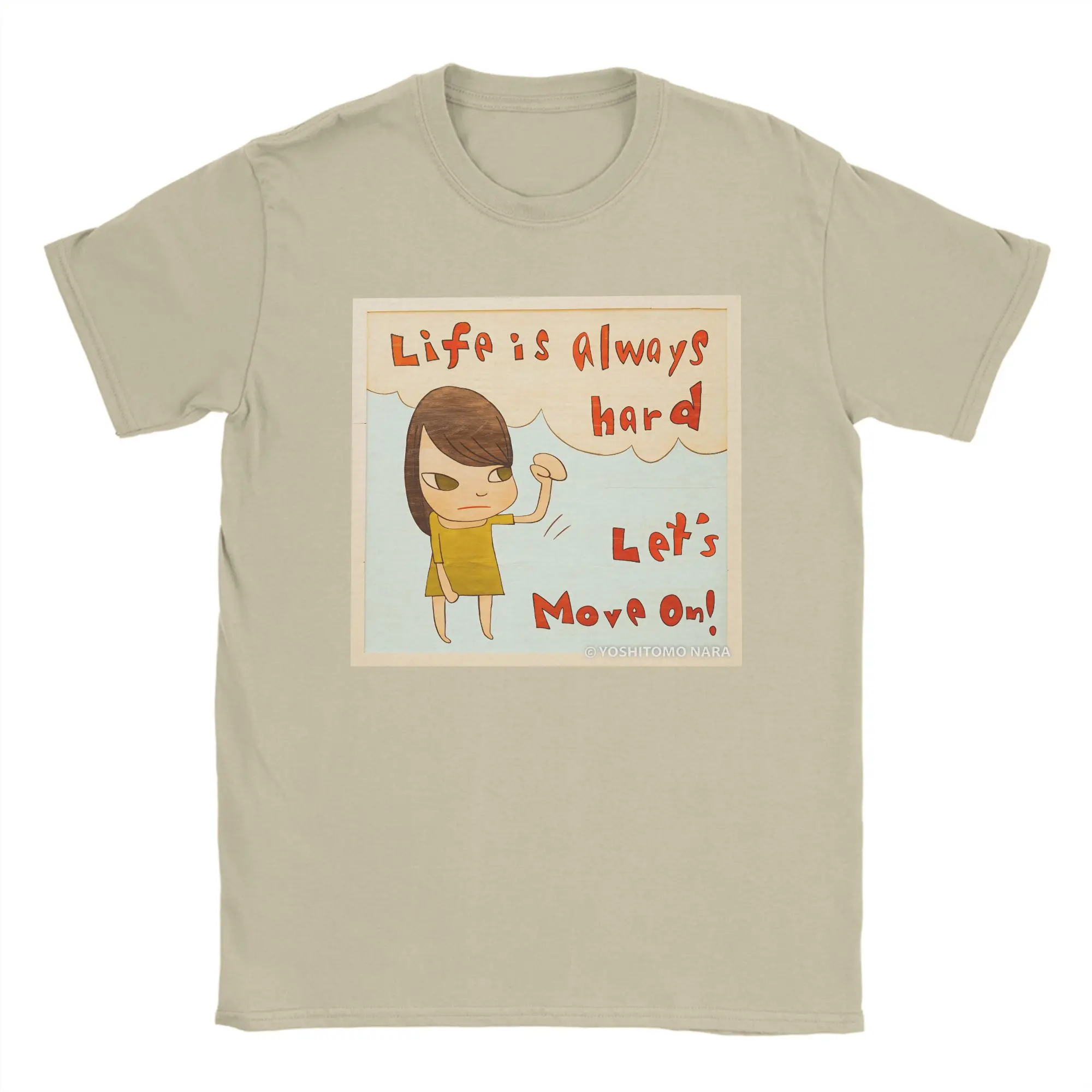 Y-Yoshitomo Nara T-Shirt Beach  Fashion T Shirts 100 Cotton Round Neck Plus Size Tees Short Sleeve Vintage Tshirt,