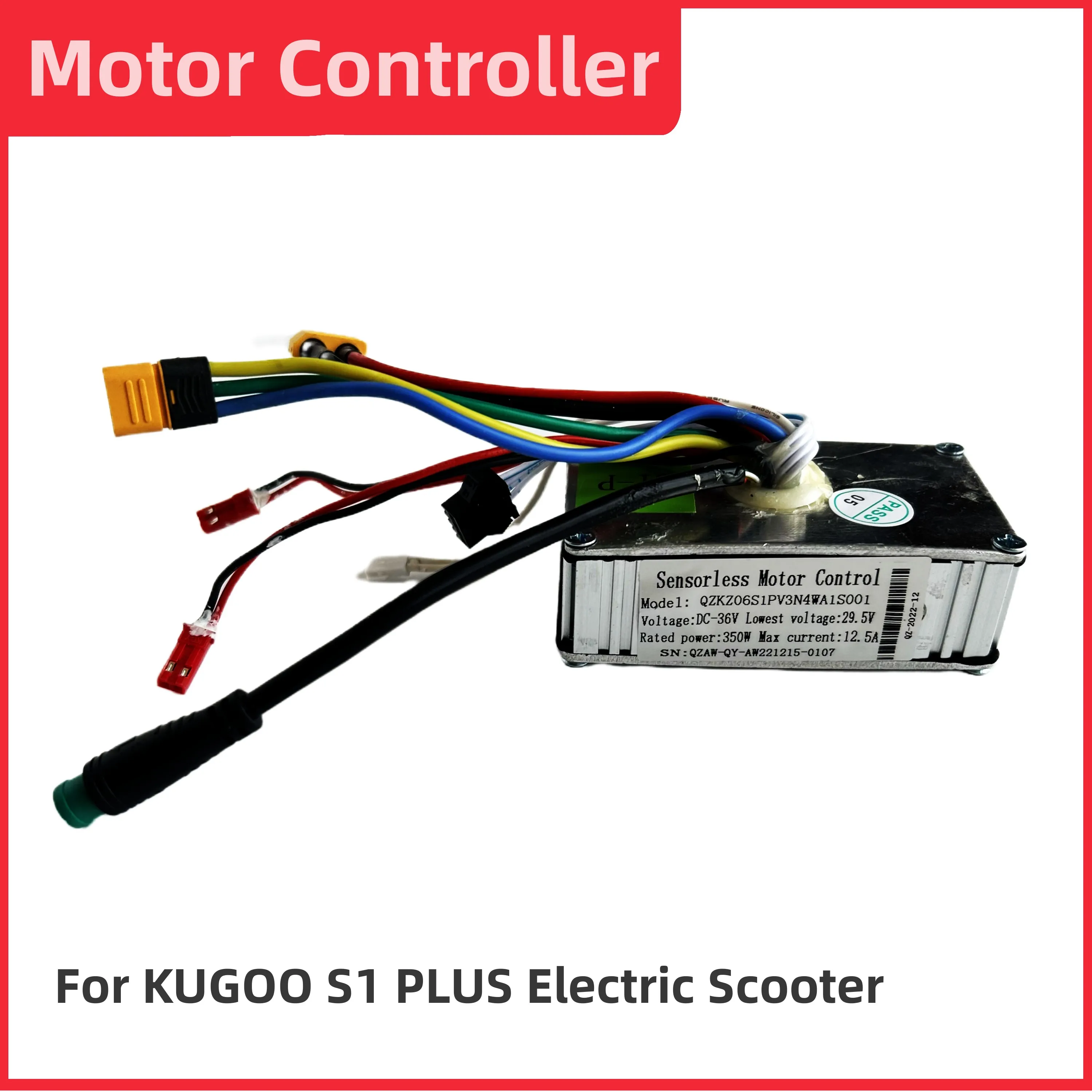 Original Motor Controller Parts For KUGOO S1 PLUS Electric Scooter 36V 12.5A Controller Replacement Accessories