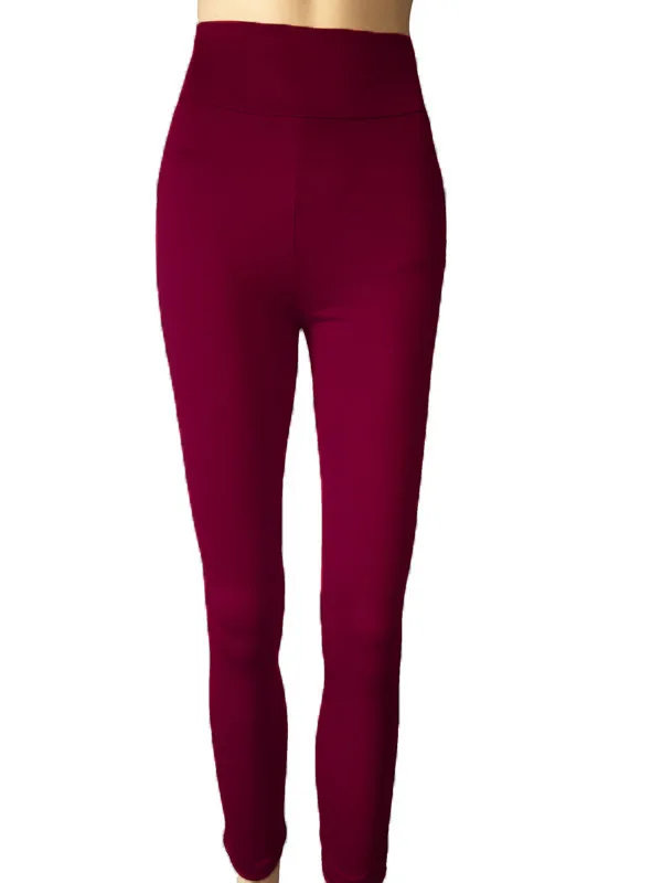 Mallas elásticas largas de Color caramelo para mujer, Leggings sexys de cintura alta para entrenamiento, culturismo, regalo, L1008