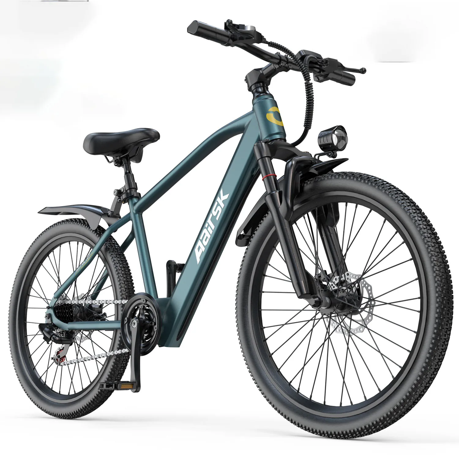 6MSKS GT300 24"/26" Step-Thru City Commuter Ebike - 748W Peak Motor, 360Wh Removable Battery, Shimano 7-Speed, 40-Mile Range, 330lbs Capacity