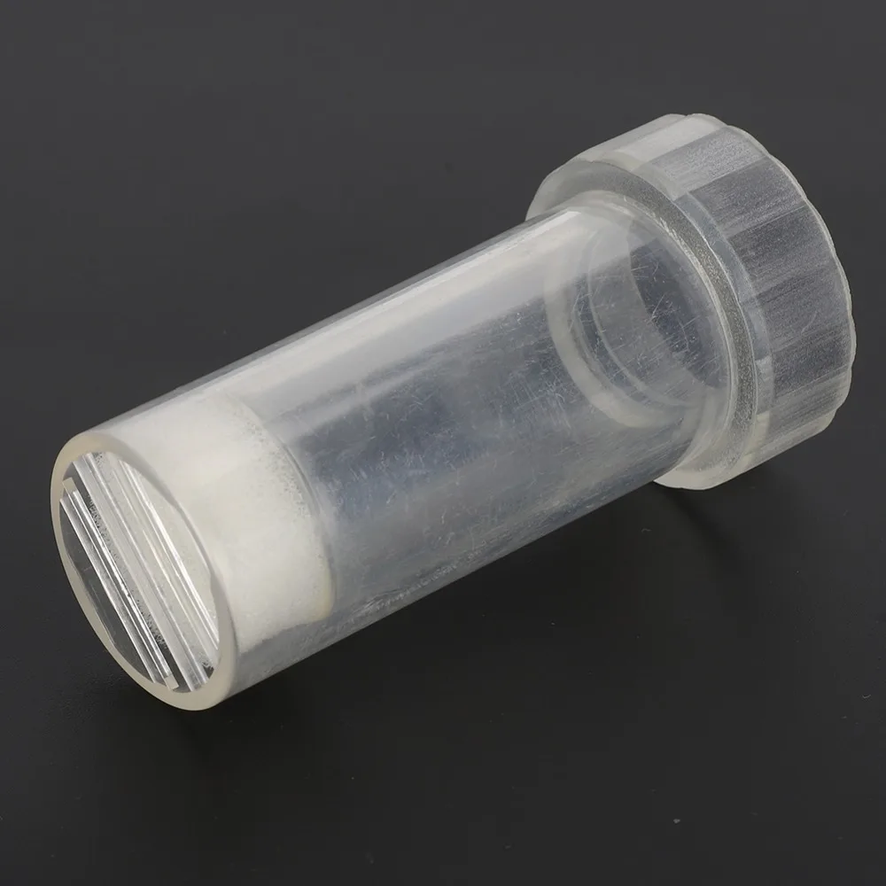 Plastic Queen Bee Marking Cage Lightweight Transparent Beekeeping Marking Bottle Foam Cushion Queen Bee Labeled Bottle