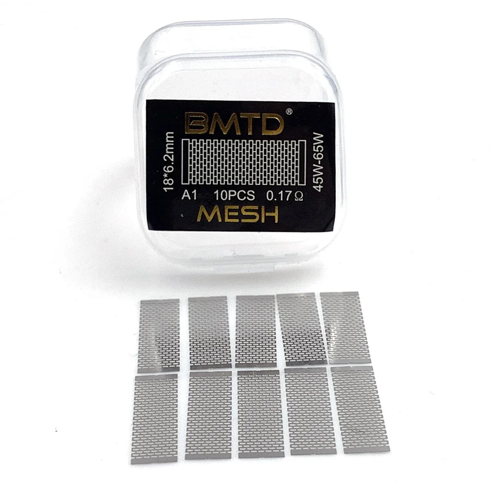 BMTD 10 pz/scatola ZEUS X MESH Wire Coil KA1 NI80 bobine stoppini strumenti di cotone riscaldante fai da te