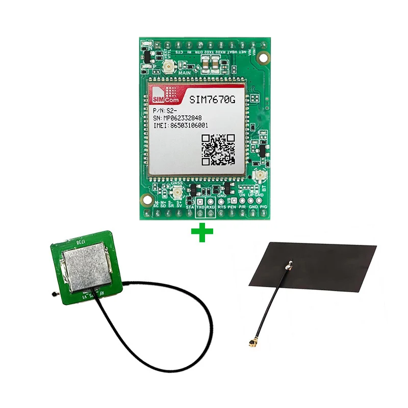 SIMCOM SIM7670G Support GPS SIM7670G Core Board LTE CAT1+4G+GNSS CC-MCore-SIM7670G Module With 4G FPC GPS Antenna