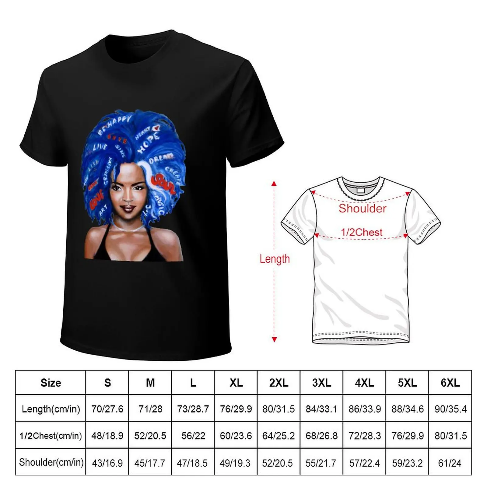 Lauryn Hill – Greatest of All Time Collection – Timeless MC's T-Shirt Utility Work Short Sleeve Top
