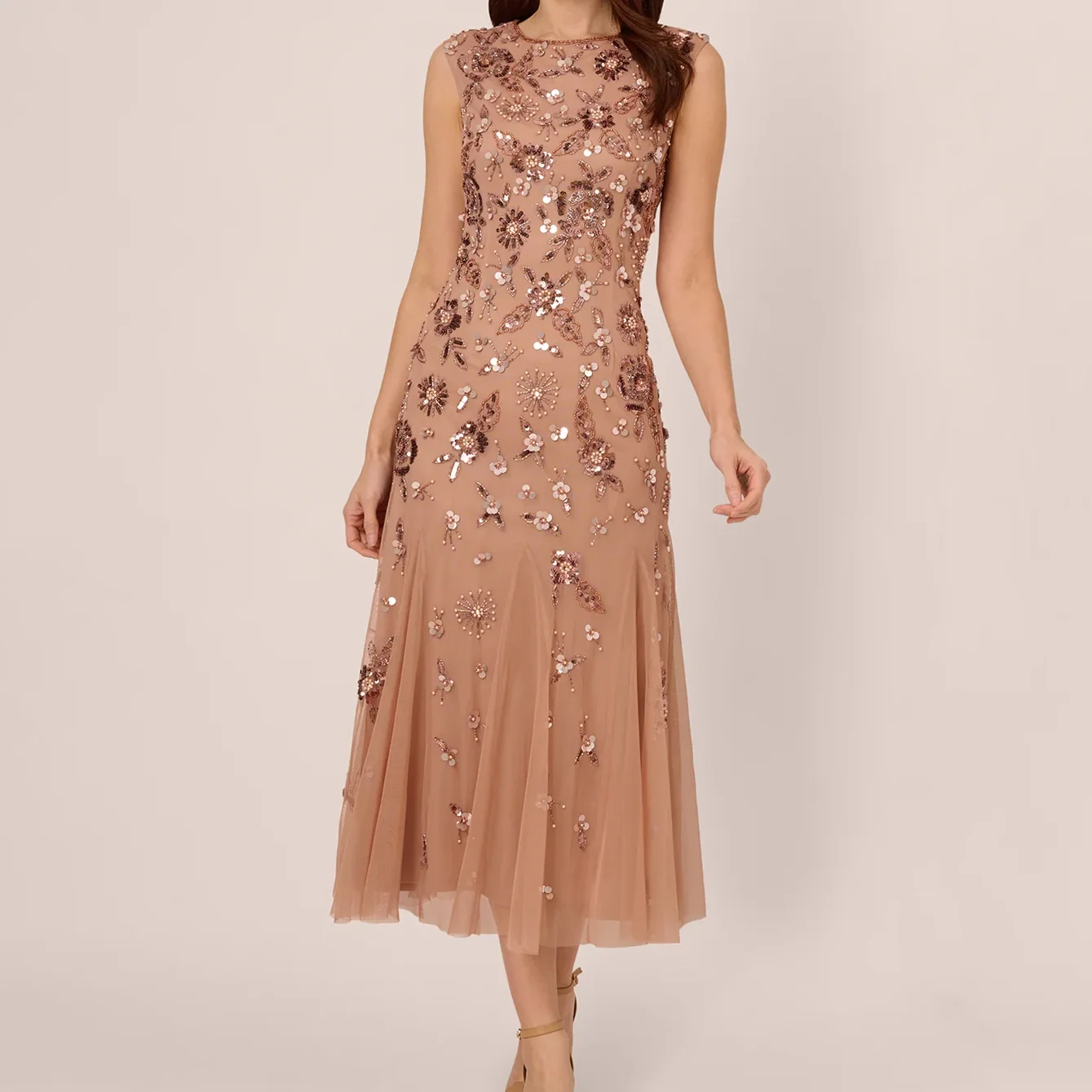

Elegant O-Neck Sequined Beading Straight Formal Evening Dresses Birthday Party Prom Gowns Customized