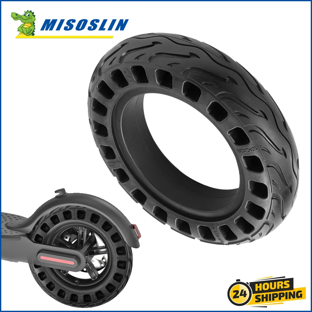 

10 Inch Solid Tire Electric Scooter for Xiaomi Mijia M365 Kickscooter Honeycomb Non-Pneumatic Anti-puncture 10x2.125 Tires Parts