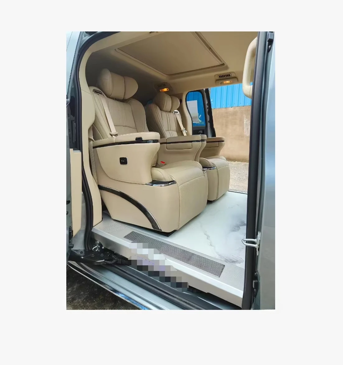 Electric Luxury Racing VIP Leather Auto Car Seat for Modification MPV Limousine Van Minibus Motorhome Camper Van for Alphard