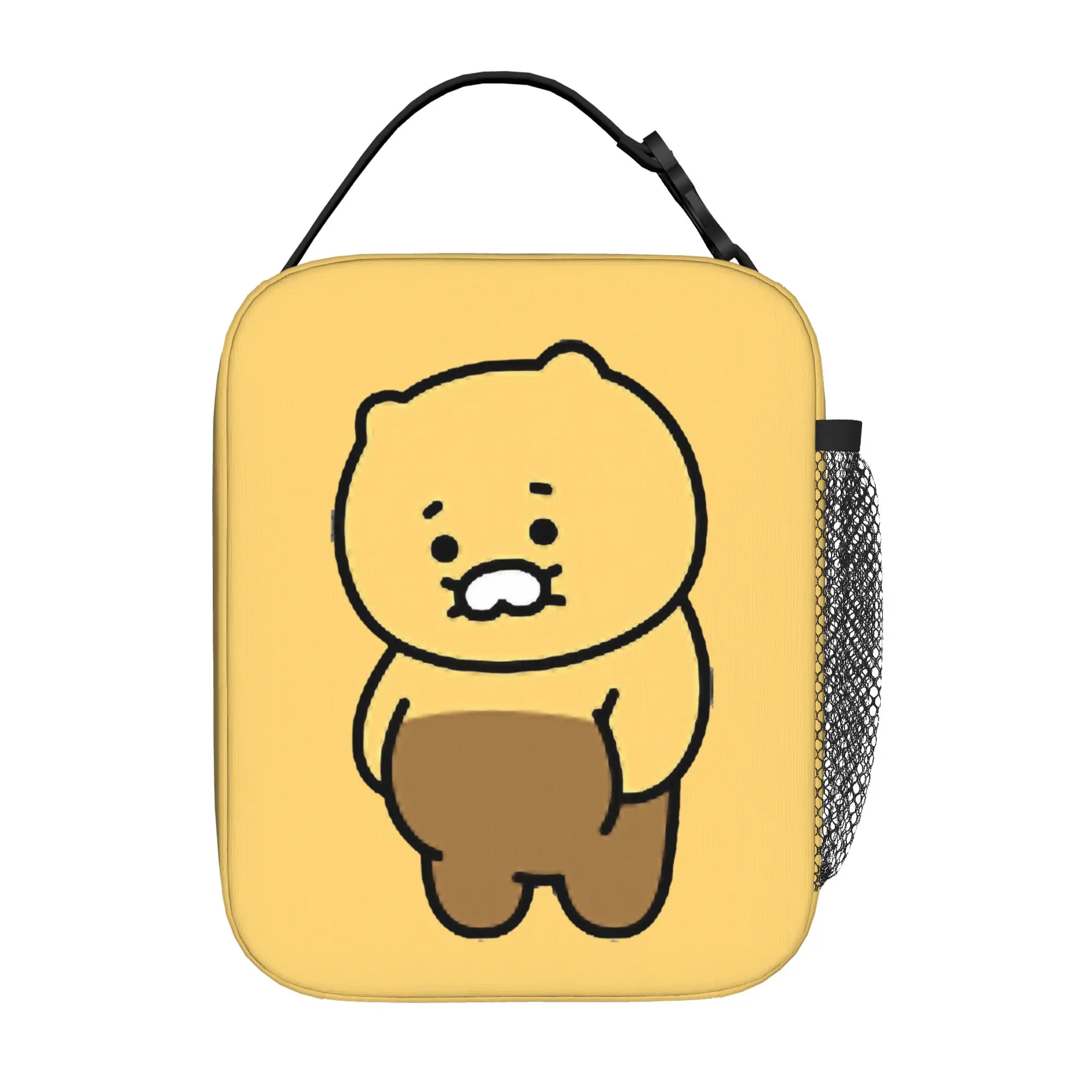 K-Kakao Choonsiks F-Friends Meow Insulated Lunch Bags Cooler Bag Reusable Meal Container Portable Tote Lunch Box School Picnic