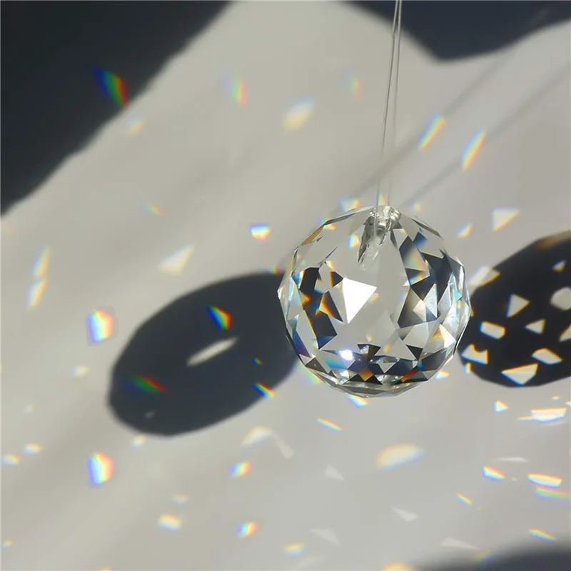 

72 Pcs Crystal Balls Prism Suncatcher Rainbow Pendants Maker Hanging Crystals Prisms For Window Home Decoration 20Mm