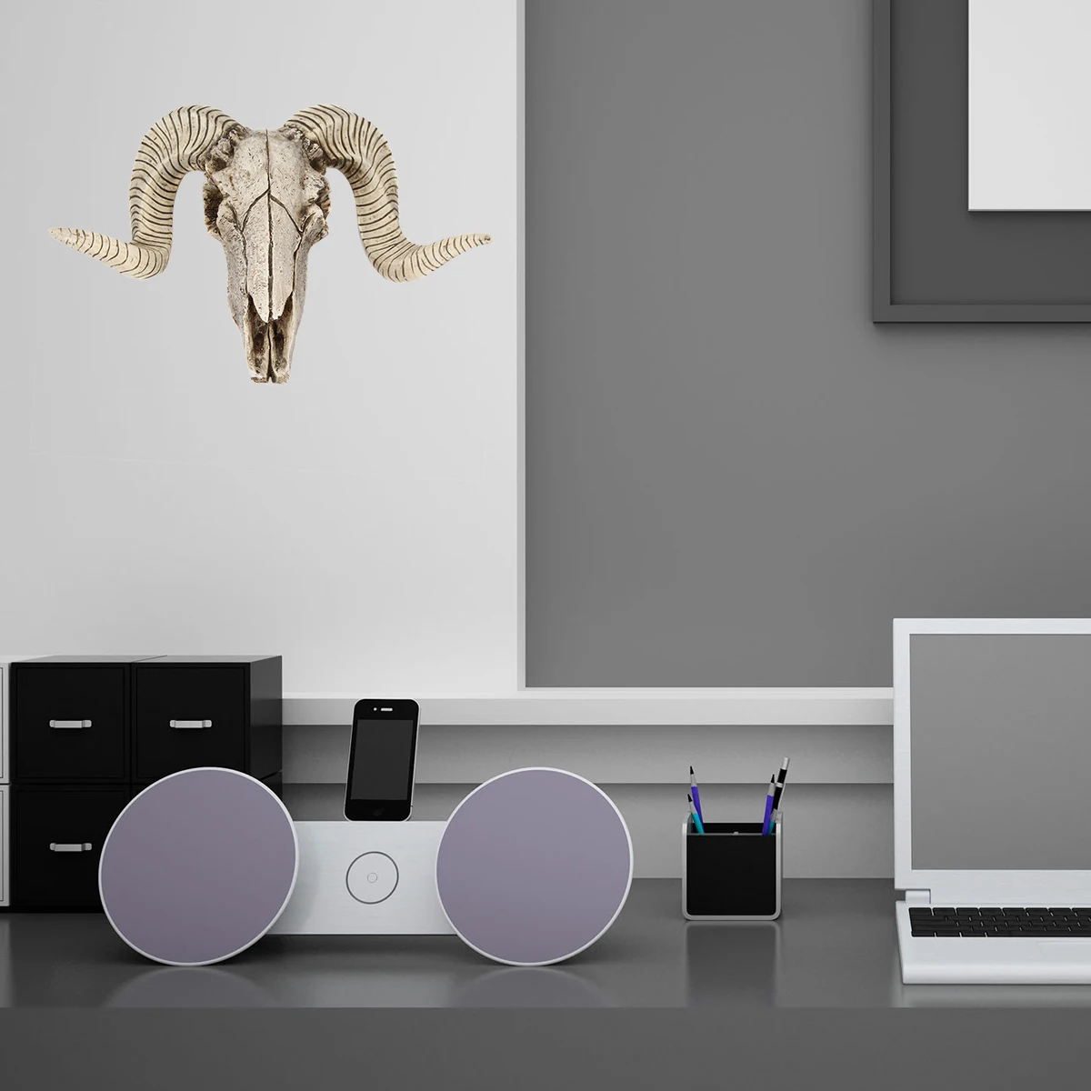 

Creative Sheepshead Wall Hanging Non Fading Hollow Design for Home Bedroom Dining Room Wall Decor Sheepshead