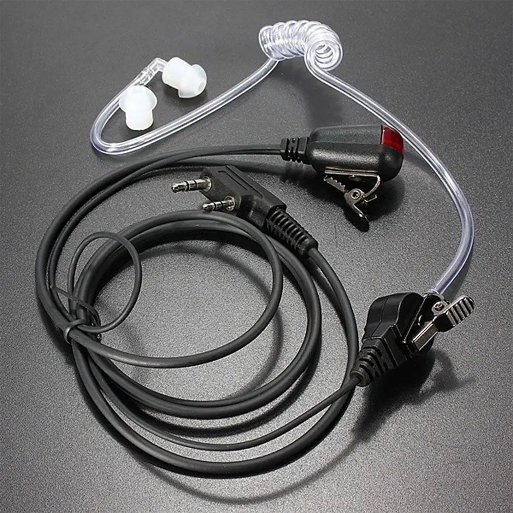 New Arrival Stylish 2 Pin Talkie Walkie Radio Headset Earpiece FBI Style Earphone