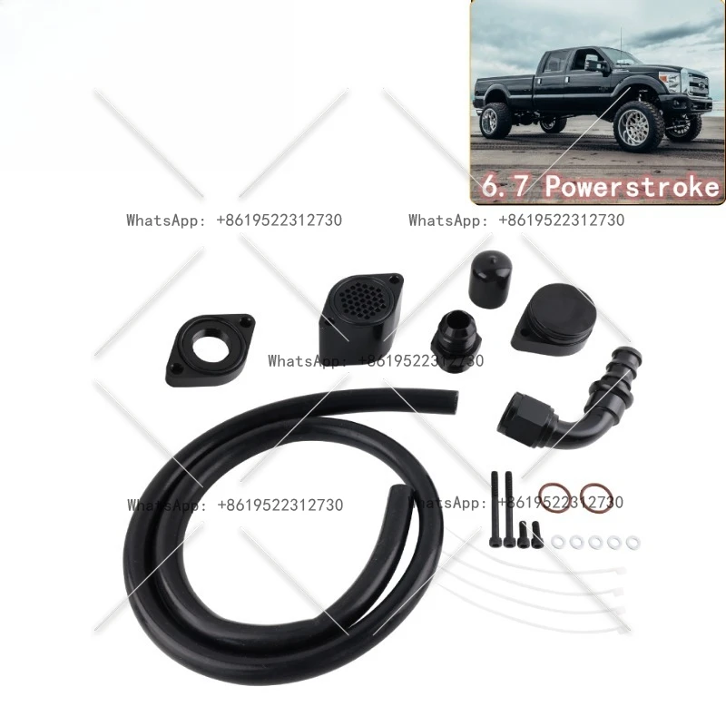 Modificación de rendimiento PCV para el kit de ventilación del motor Ford Reroute 6.7 Powerstroke CCV