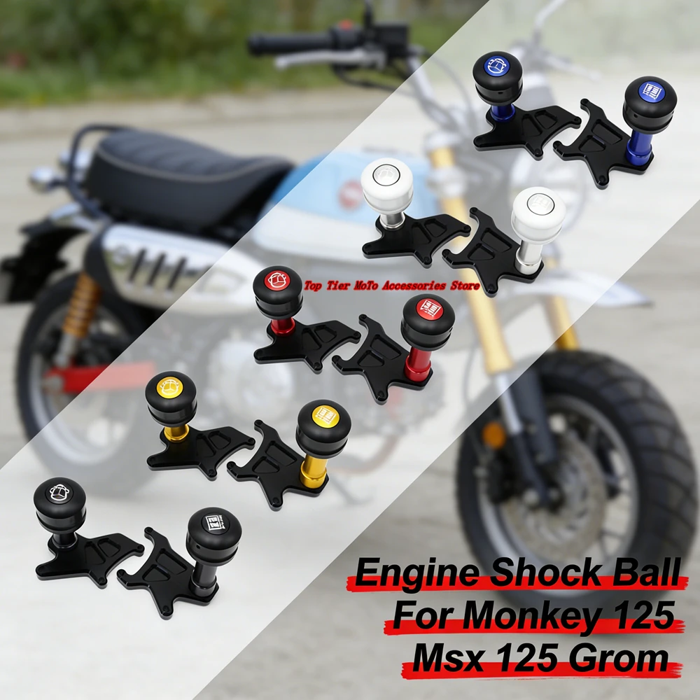 Applicable HONDA Monkey 125 5 gears Motorcycle Modifications Accessories GROM MSX125 Engine Crash Protection support 2021-2024