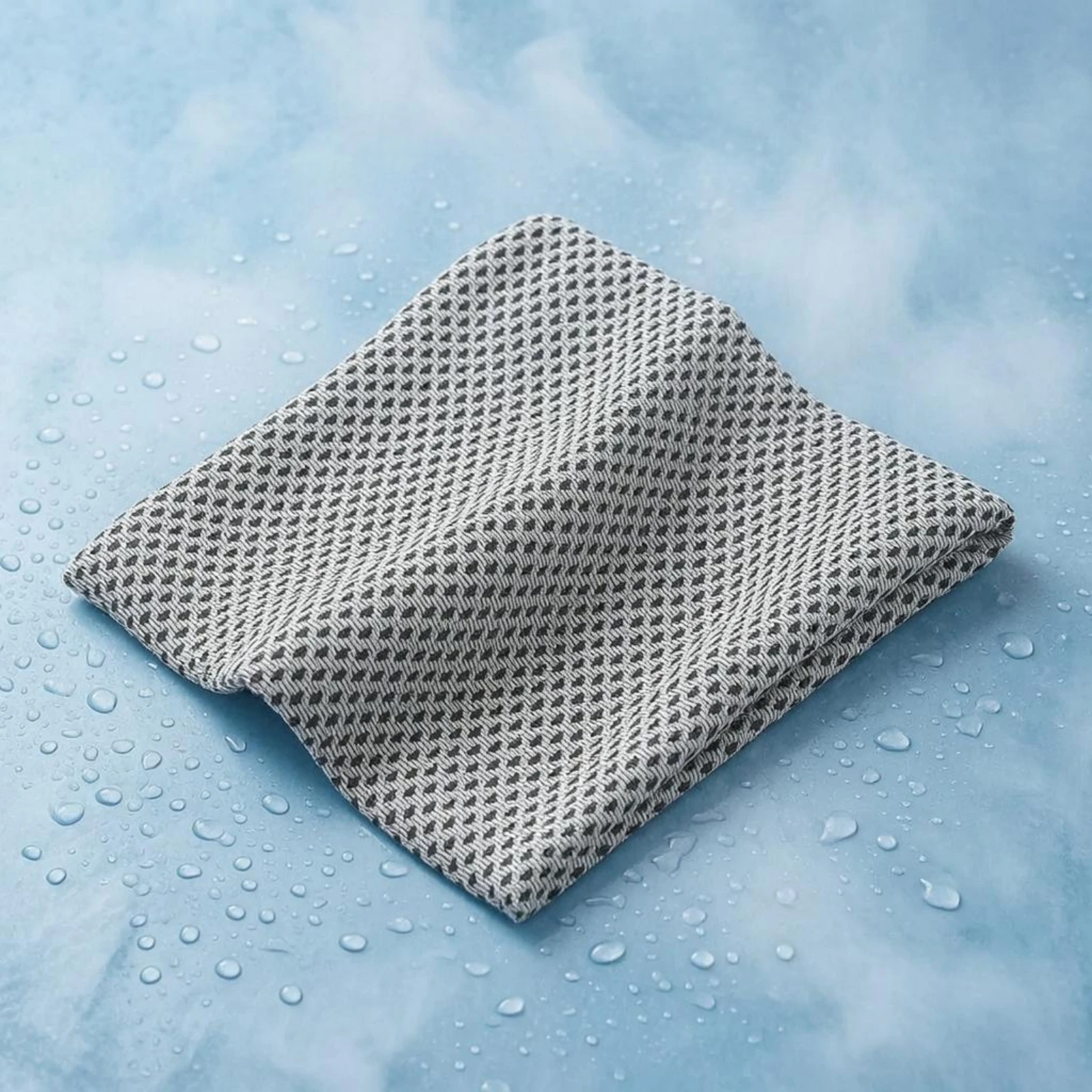 Double-Layer Cooling Towel Folded Mesh Cooling Towel Athletic Accessory Lightweight Reusable for Outdoor