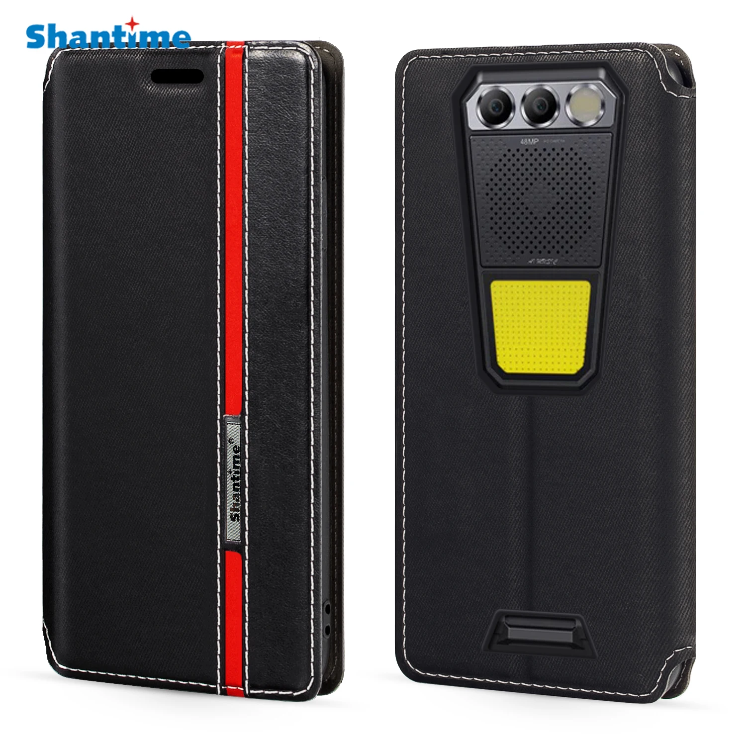 For Fossibot F106 Pro Case Fashion Multicolor Magnetic Closure Leather Flip Case Cover with Card Holder 6.58 inches