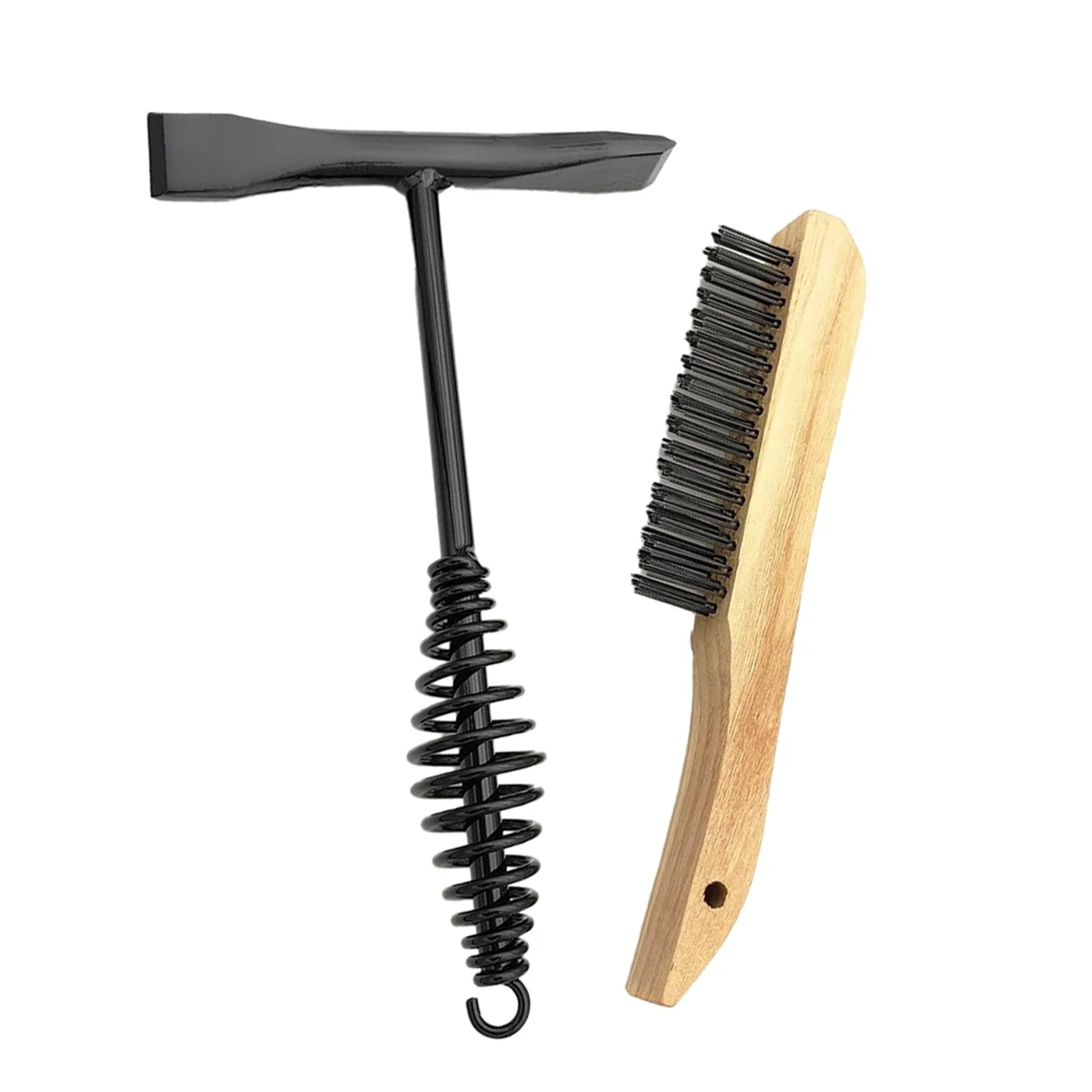 A64K Welding Chipping Hammer with Coil Spring Handle,10.5inch,Cross Chisel and Vertical Chisel