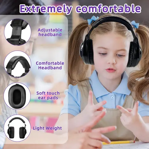 Imagen 2 del producto ZOHAN-orejeras pasivas NRR 22dB, tapones protectores para los oídos para ruido, orejeras tácticas para caza, protección auditiva antiruido para niños