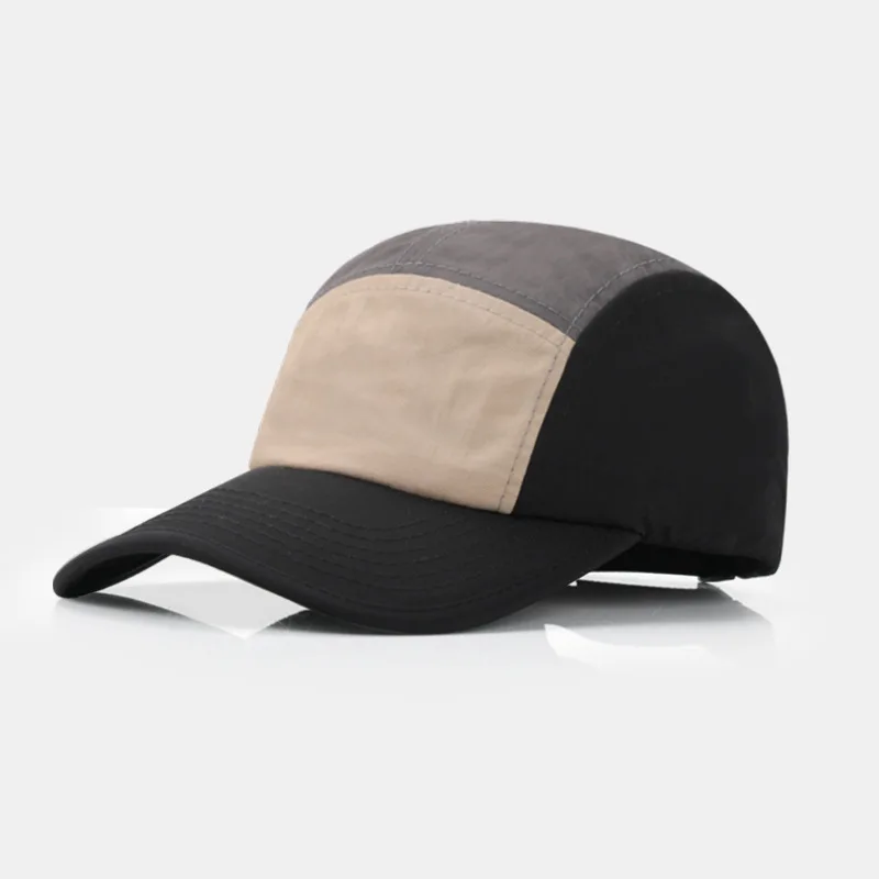 Customized Printed Logo Quick Drying Baseball Caps Men's And Women's Outdoor Color Blocked Sunshade Waterproof Duck Tongue Hats view 3