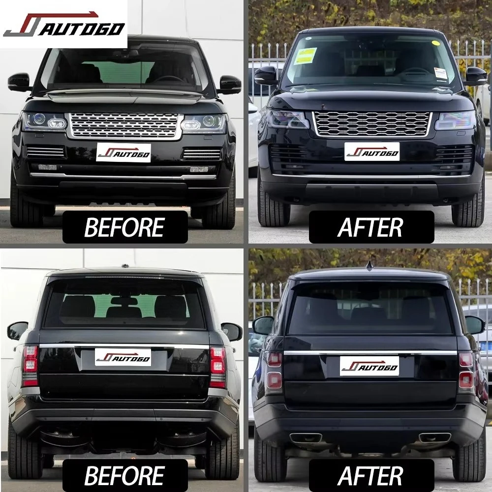Body Kit for  Range Rover L405 Front Rear Bumper Headlight Taillight Hood Grille Diffuser Side Skirt Spoiler Pipe