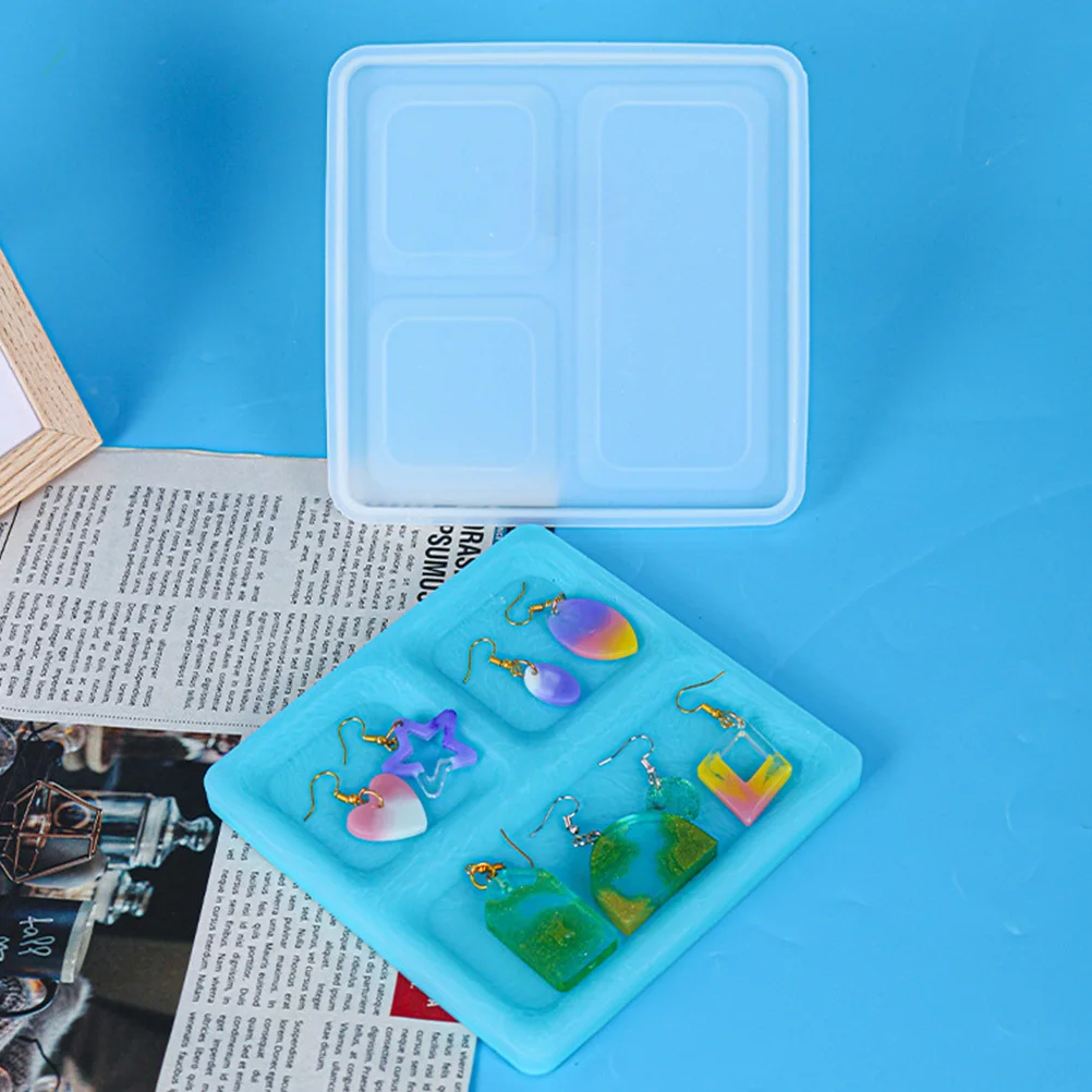 

1Pcs Silicone Jewelry Storage Tray Mould Creative DIY Design Mold Flexible Easy Clean Jewelry Storage Craft Mold