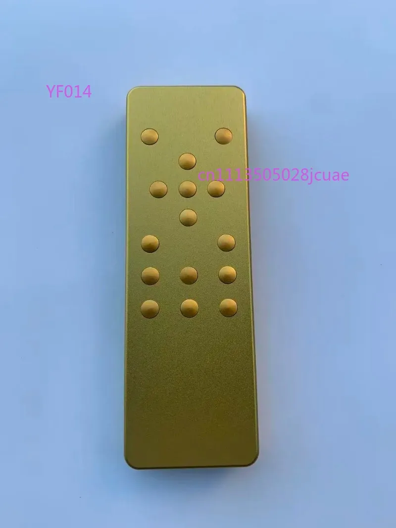

Customizable Golden Wordless IR Learning Remote for Amplifier Audio Equipment