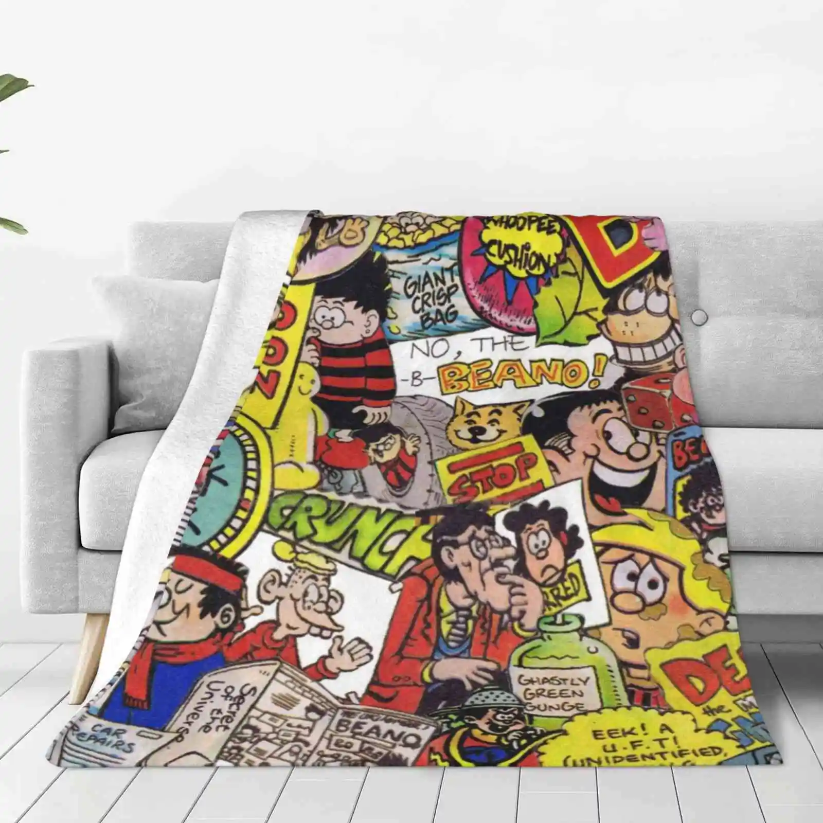 

Beano, креативный дизайн, искусственное тонкое мягкое фланелевое одеяло, Бино Деннис, гнашер, Роджер, плющ, ужасные комиксы, анньюал