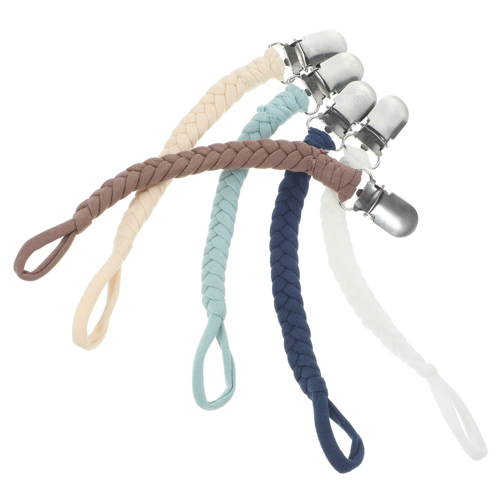 

6Pcs Pacifier Holder Clip for Baby Smooth Burr-Free Safe Suffocation-Preventing Design Easy-Grip Portable Infant Pacifier Clip