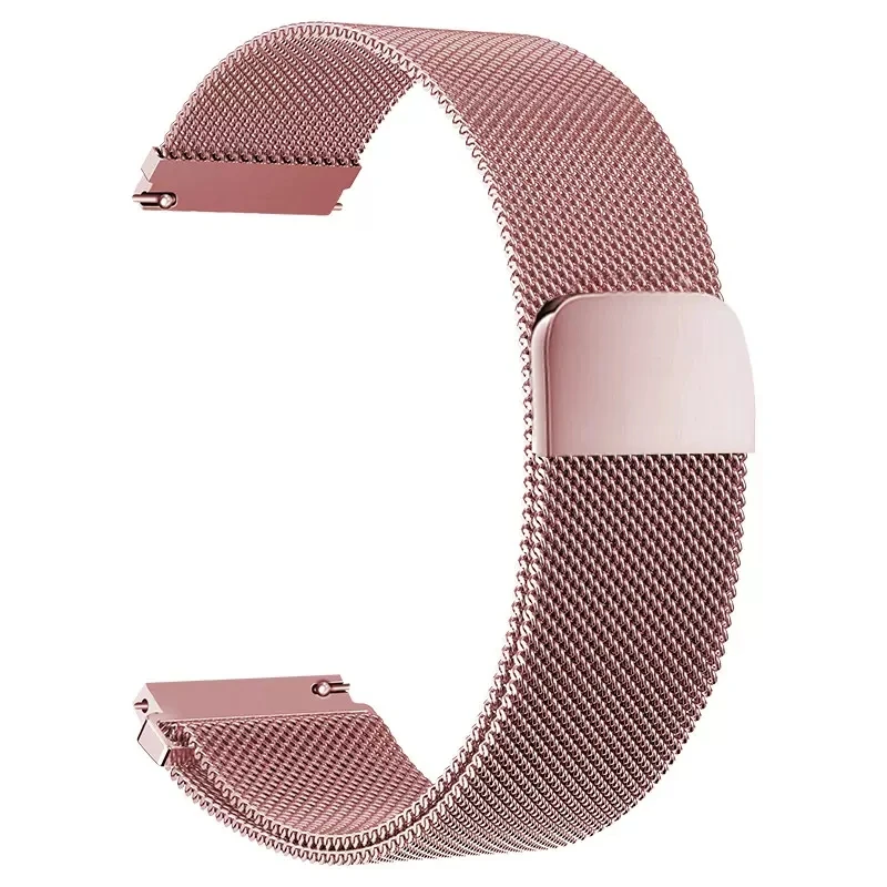 Roestvrij stalen Milanese band Terugkeer magnetische armband 18 mm / 20 mm / 22 mm Vervangingsband Geschikt voor smartwatches