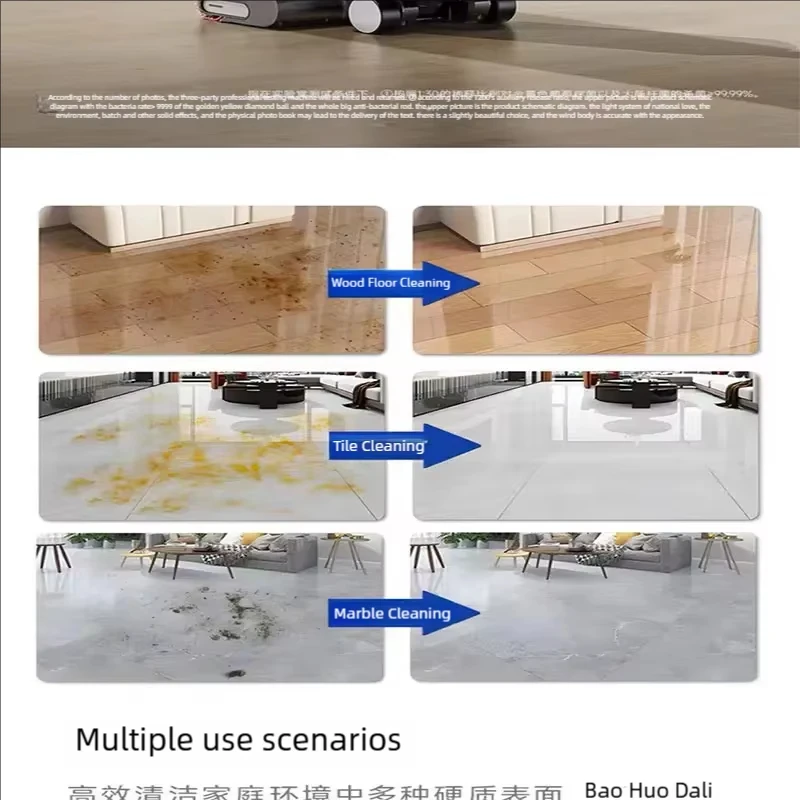 محلول تنظيف الأرضيات الأصلي عالي الكفاءة 200 مل لـ Dreame X40 Ultra X50 Ultra L10s Ultra L20 Ultra & X40 Pro Ultra Robot