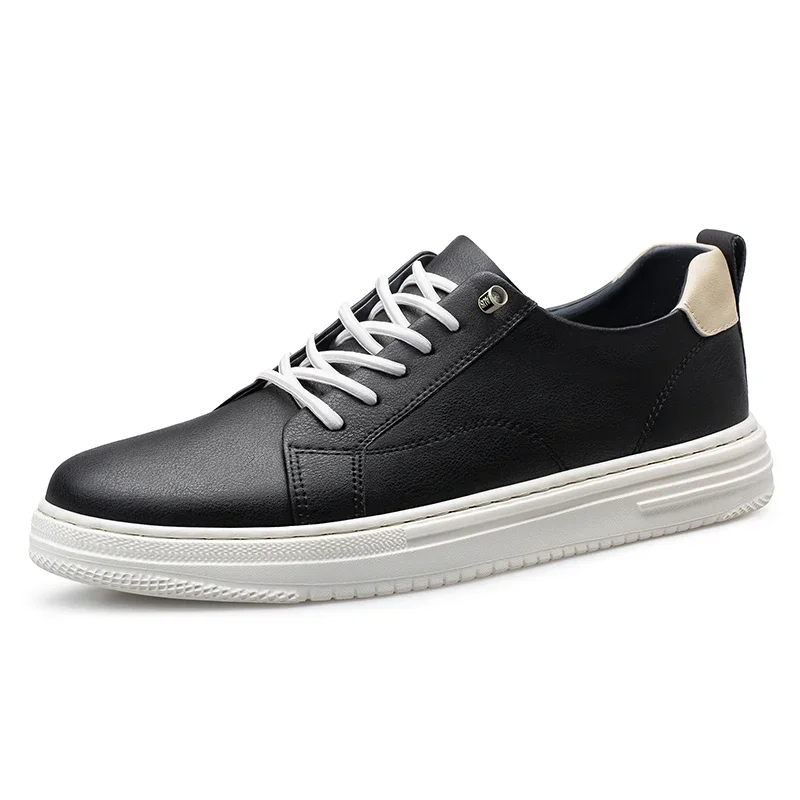 Scarpe casual autentiche da uomo Scarpe da lavoro nere in pelle fatte a mano per uomo Comfort Scarpe classiche bianche di lusso Uomo Mocasines Hombre