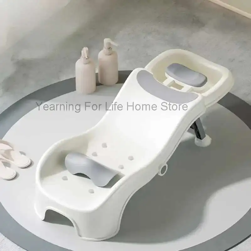

Beauty Salon Hairdressing Shampoo Chair Plastic Headspa Bed Spa Shampoo Aesthetic Products Hair Cadeira Salon Furniture