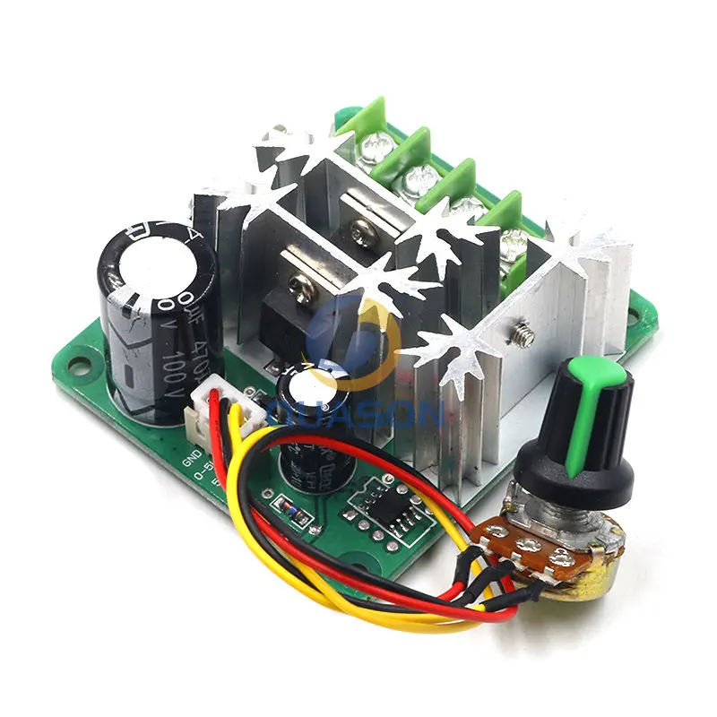 DC 6V-90V 15A DC Motor Speed Controller Stepless Speed Regulation Pulse Width PWM DC 12V 24V 36V 48V 1000W