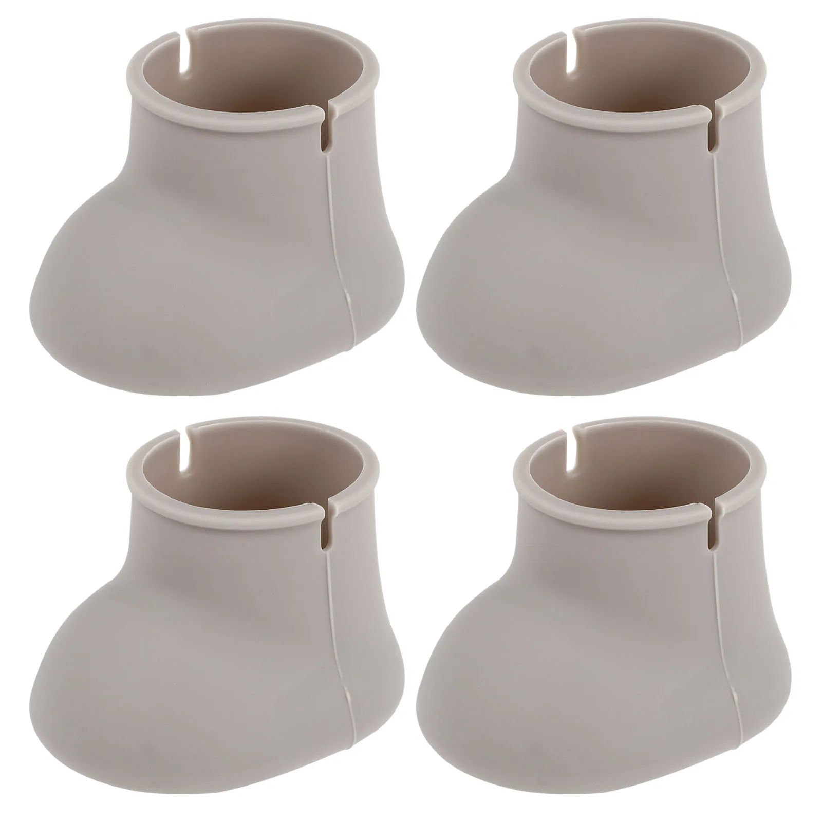 4pcs Silicone Chair Leg Caps Anti-Slip Floor Protectors For Table Desk Furniture Legs Chair Feet Covers Furniture Leg Parts