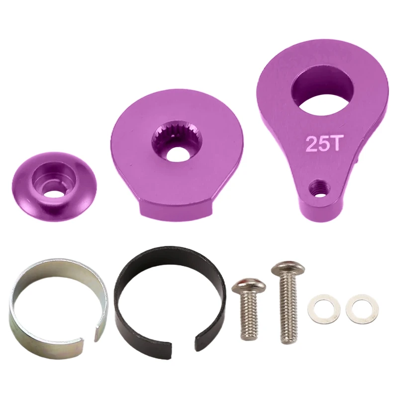 

Рулевой сервогудок 25T для радиоуправляемого гусеничного автомобиля, большой крутящий момент, цифровой сервогудок, обновленные детали