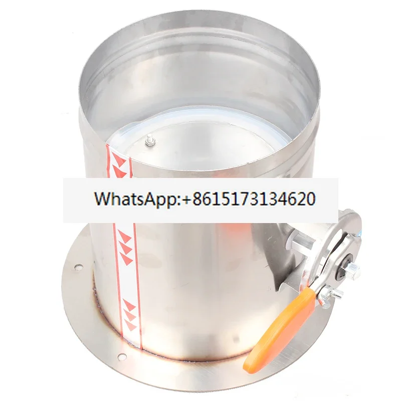 Stainless steel manual air valve two-way ventilation valve fresh air system air valve single and double flange