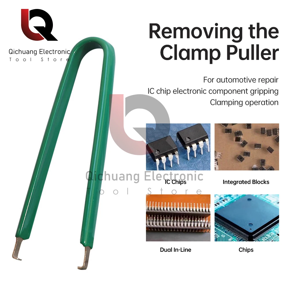 1Pc IC Chip Extractor Machine Clip Repair Tool for Integrated Circuit Extractor Removal Puller Encapsulation Extraction U Type