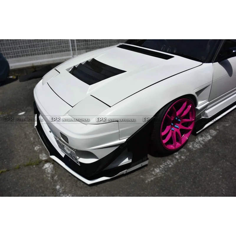 Applicable for Nissan SILVIA S13 180SX Carbon Fiber Modification Parts Engine DMAX Style Front Hood