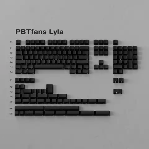 PBTfans Lyla Cherry Profile Blank PBT material Cherry MX switches and MX-style clones