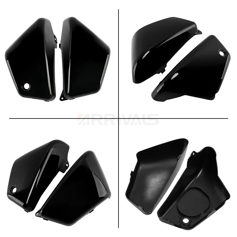 Bright Black Moto Left Right Side Battery Fairing Cover For Honda Magna VF 250 1995-2006 Motorcycle Accessories